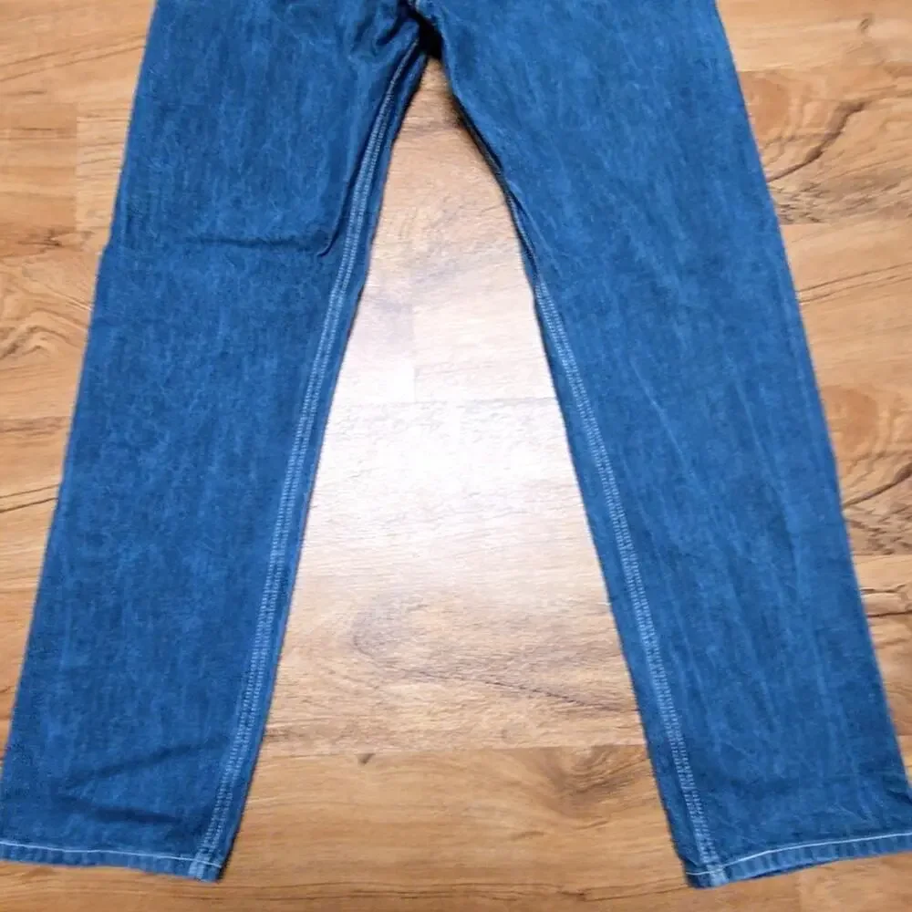 Levi's 501 Mens Jeans Straight Fit Medium Wash Denim 34x34 Classic Blue